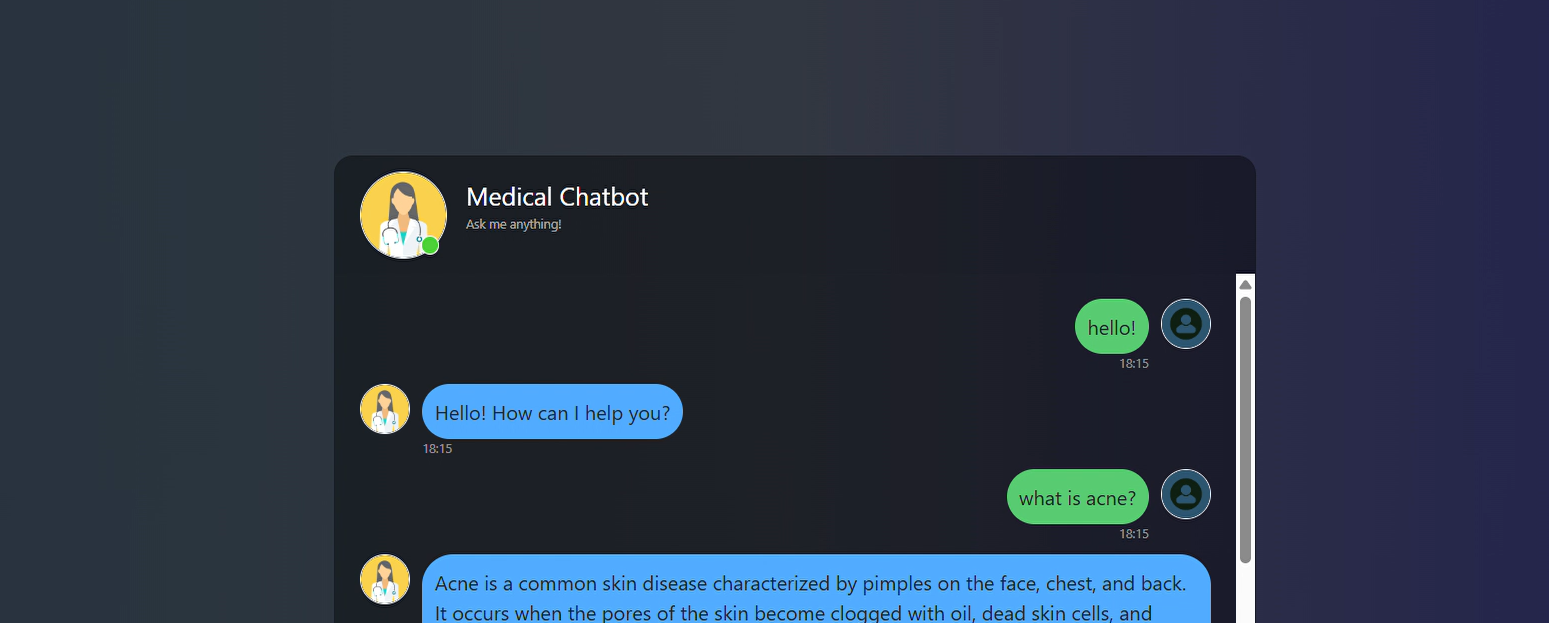 MediBot - AI Powered Medical chatbot